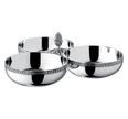 Christofle Malmaison Silver-Plated 3-Bowl Server