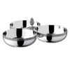 Christofle Malmaison Silver-Plated 3-Bowl Server