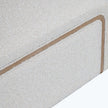 Michael Amini West Kensington Chaise - Buff/Seal Salt Caramel