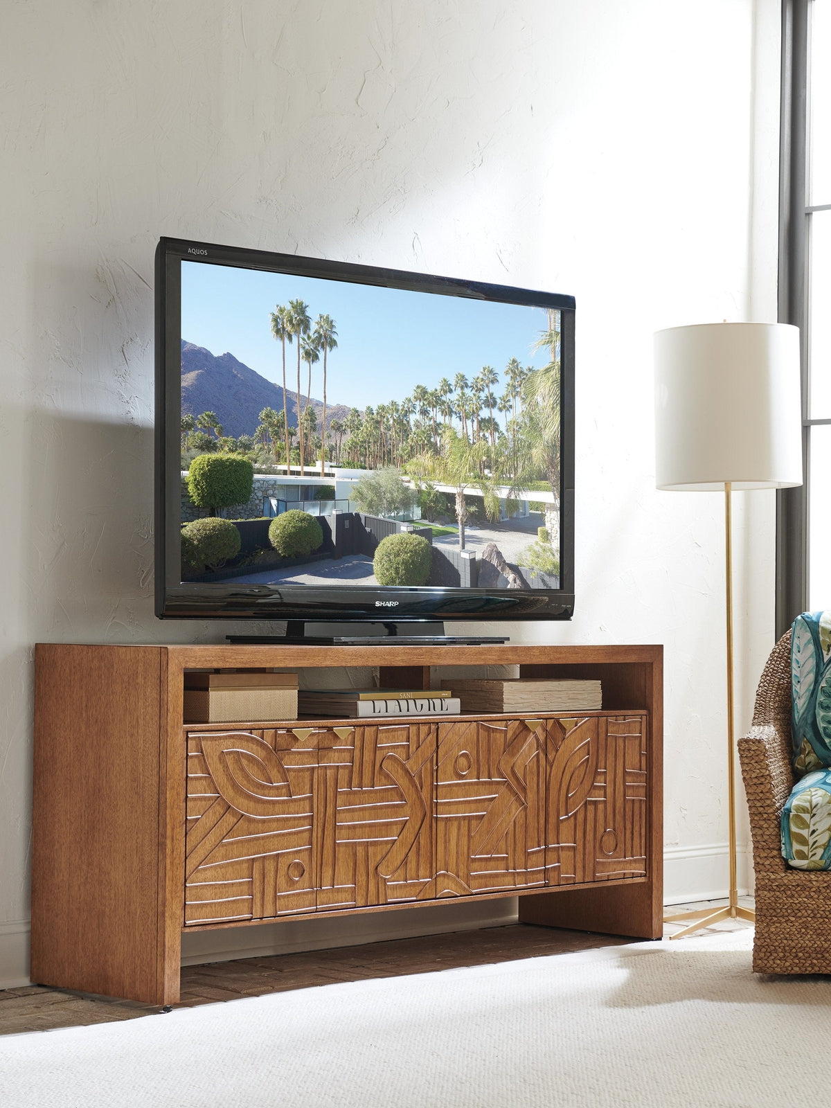 Tommy Bahama Home Palm Desert Manning Media Console