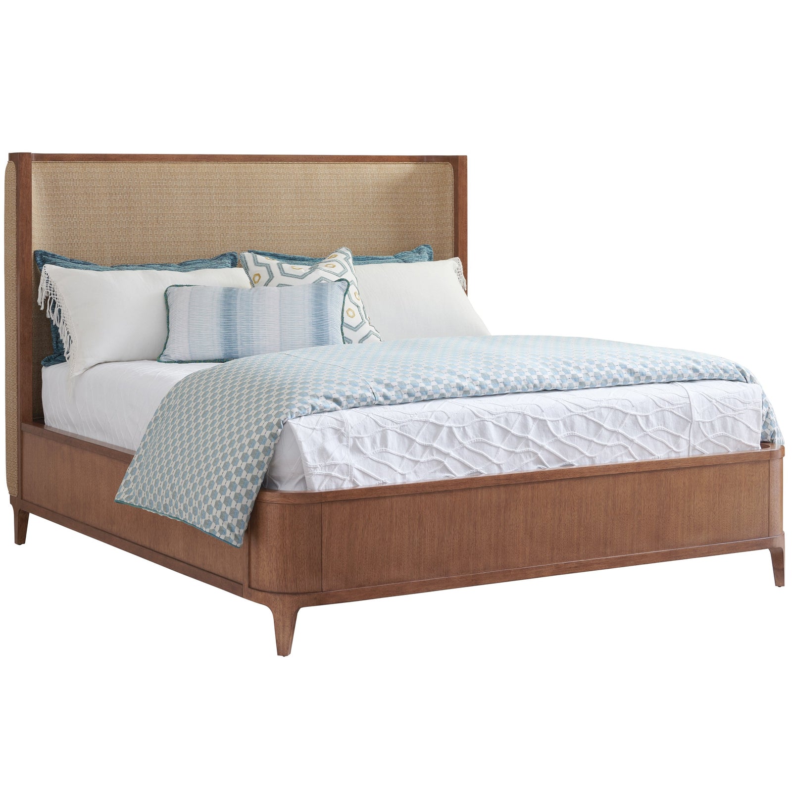 Tommy Bahama Home Palm Desert Villa Park Upholstered Bed