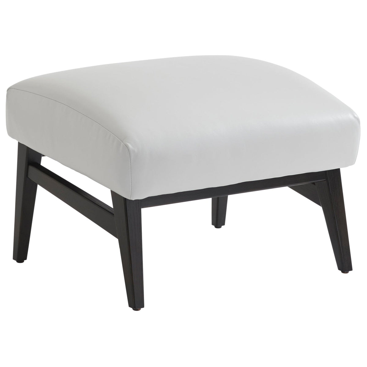 Tommy Bahama Home Upholstery Palm Desert Covina Leather Ottoman