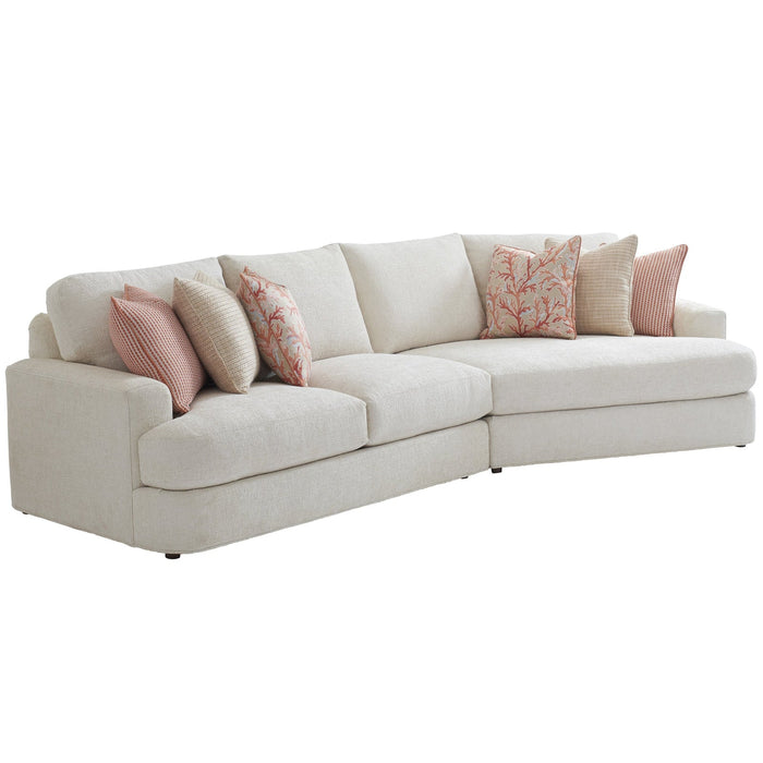 Tommy Bahama Home Upholstery Palm Desert Lansing 2 PC Sectional