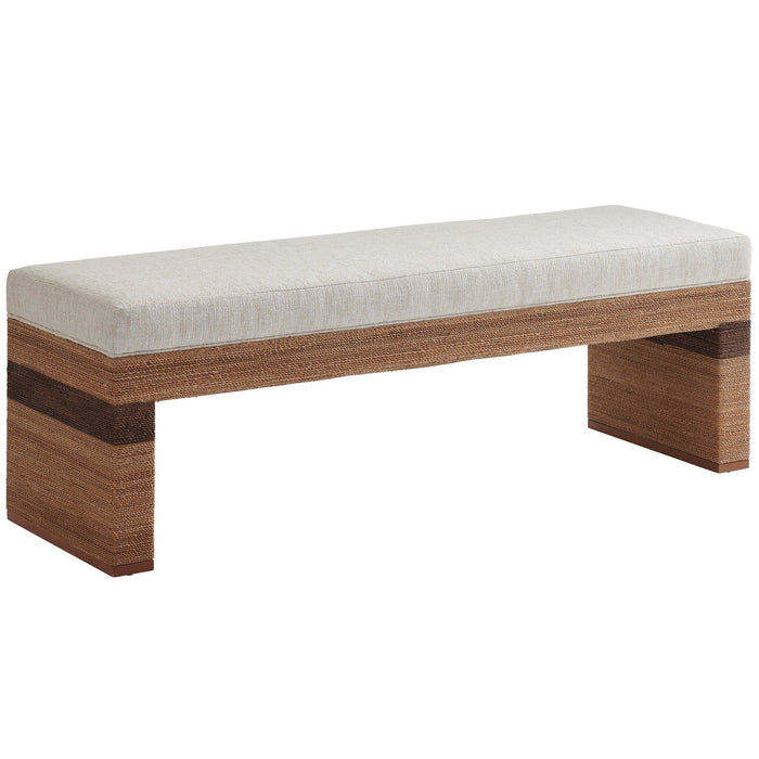 Tommy Bahama Home Upholstery Palm Desert Rosemead Bed Bench