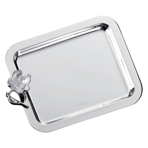 Christofle Anémone Silver Plated Tray