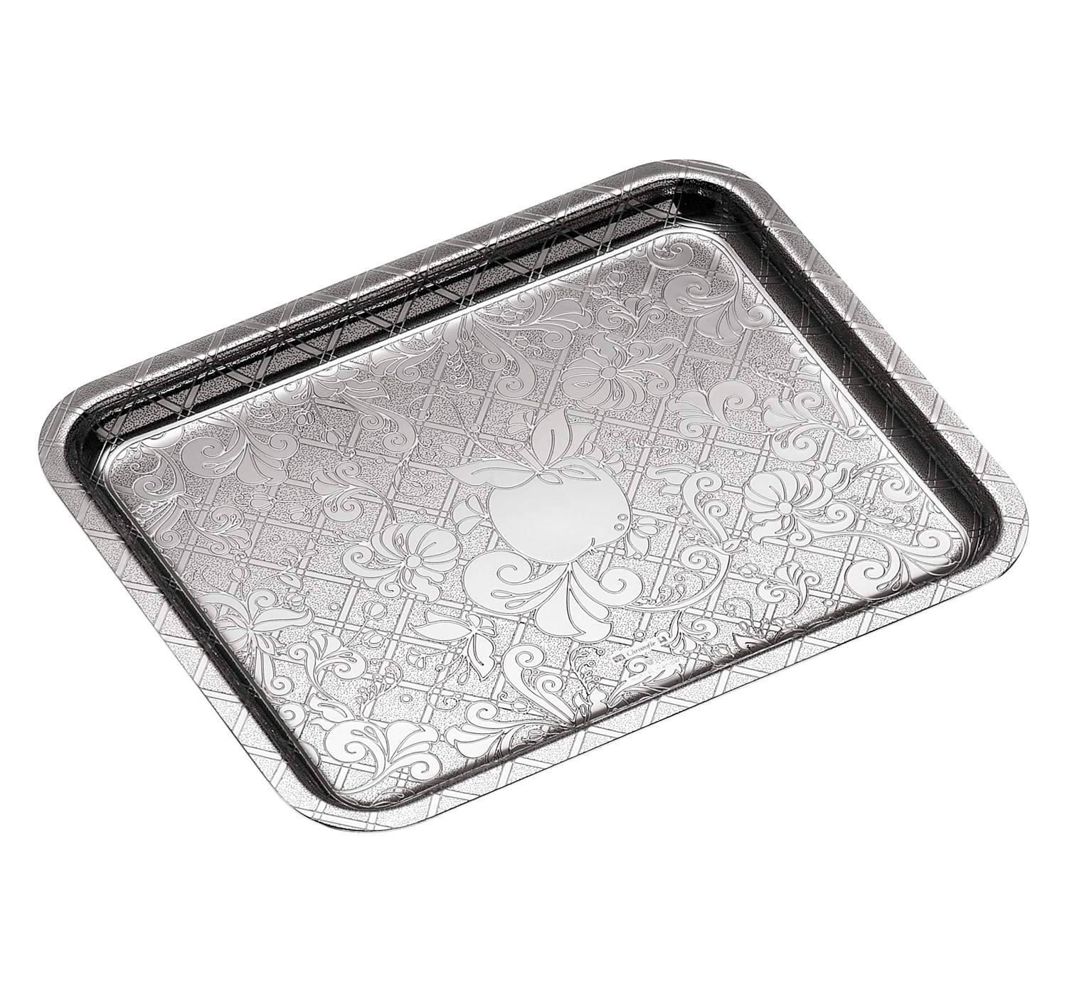 Christofle Jardin d'Eden Silver Plated Tray