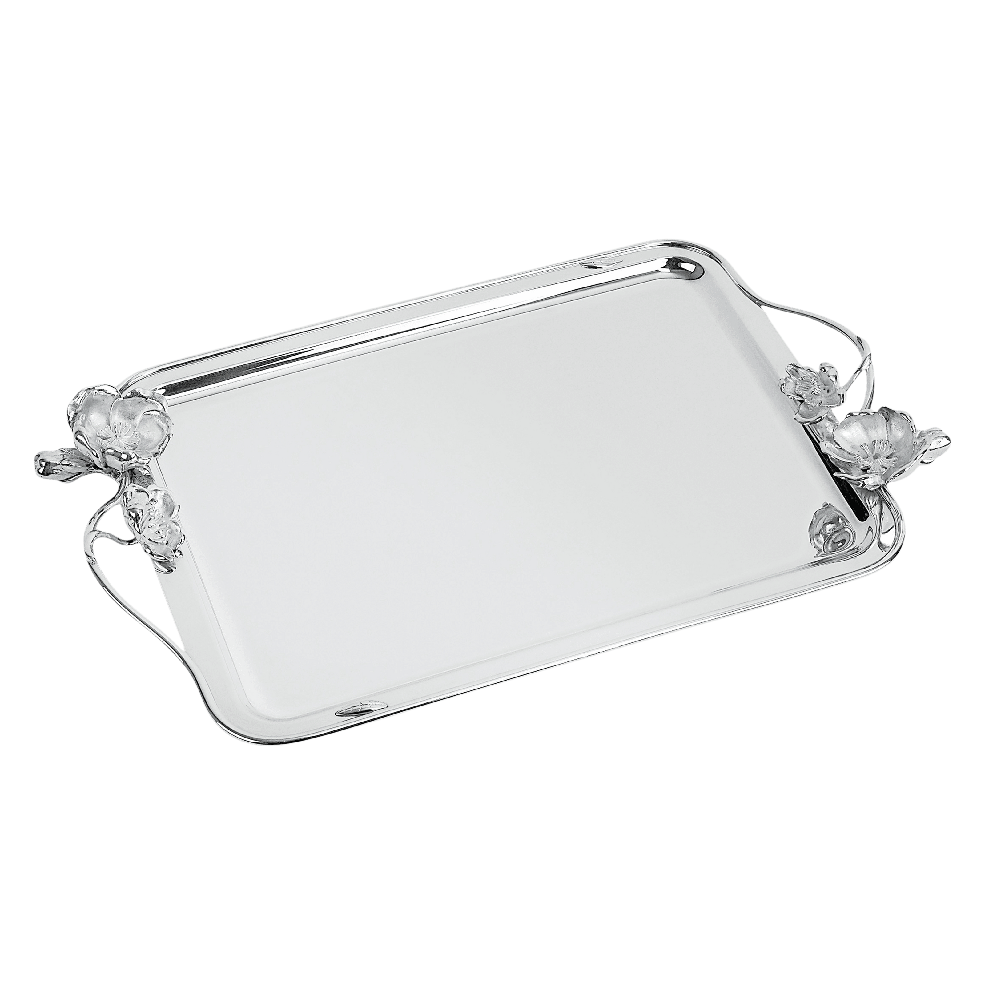 Christofle Anémone Silver Plated Tray