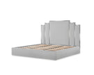 Michael Amini Tulip King Lift Up Storage Bed - Gray