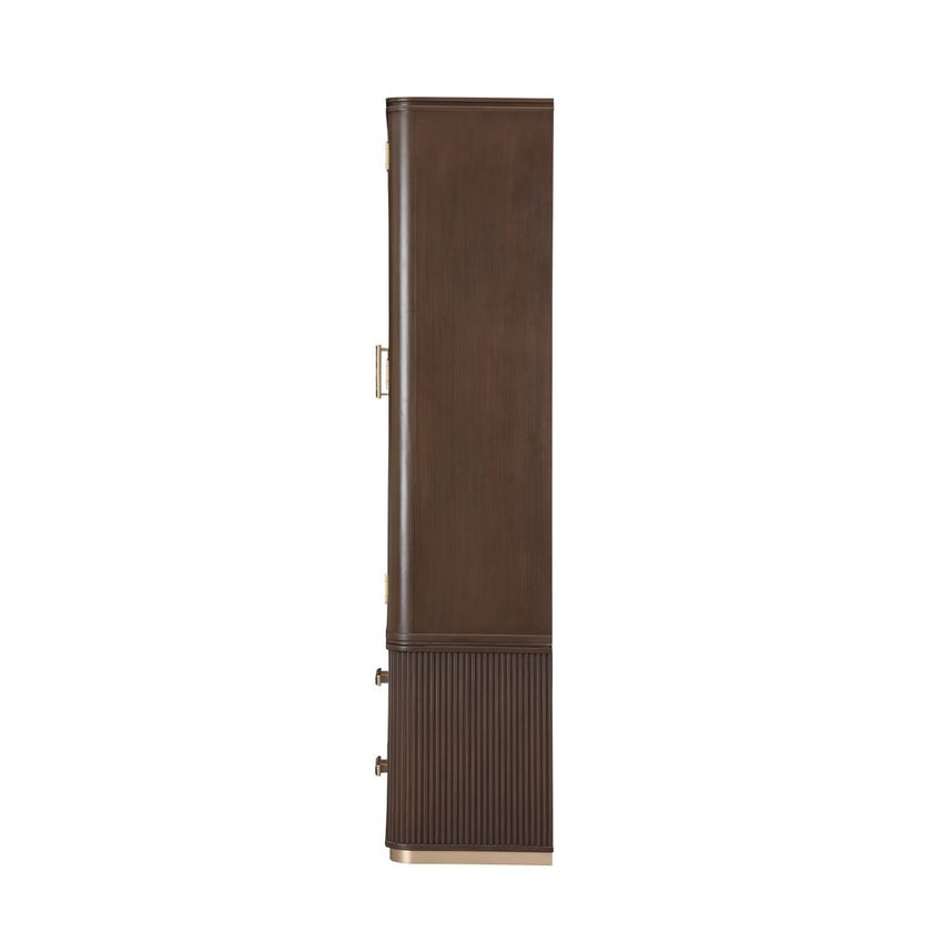 Michael Amini West Kensington Display Cabinet - Medium Espresso