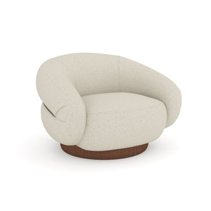 Caracole Upholstery Smoosh Swivel Chair