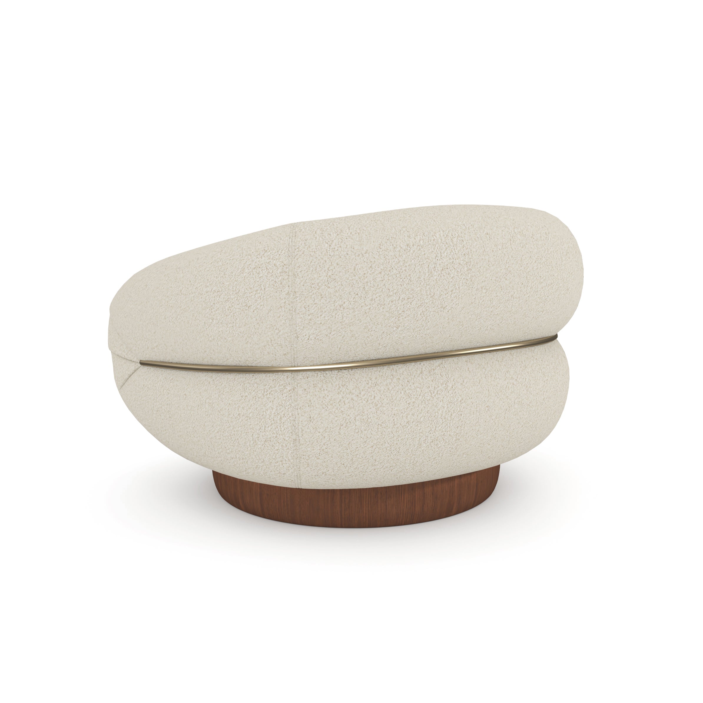 Caracole Upholstery Smoosh Swivel Chair