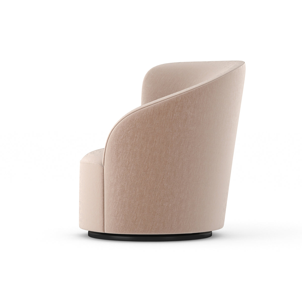 Caracole Upholstery Whorl Raf Swivel Chair Clearance