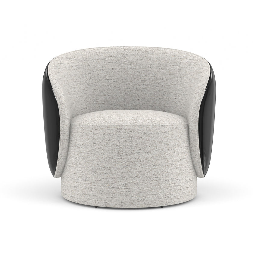 Caracole Upholstery Cuff Swivel Chair PD