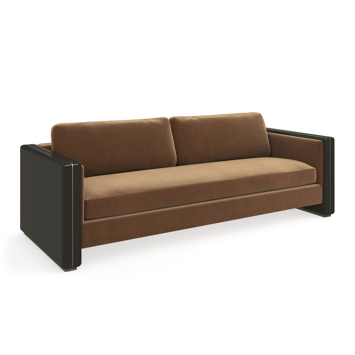 Caracole Upholstery Gelee Sofa - Chocolate PD