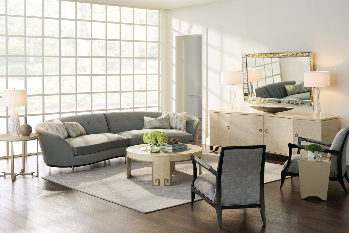 Caracole Upholstery Threes Company 2PC Sectional Open Box Item