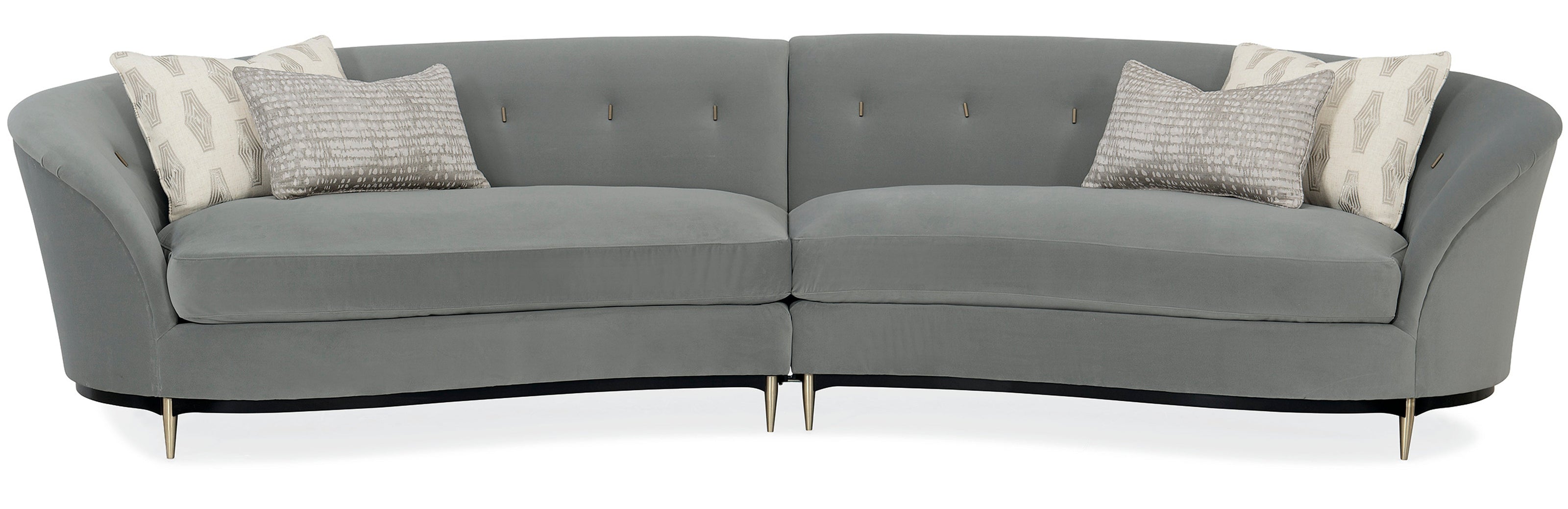 Caracole Upholstery Threes Company 2PC Sectional Open Box Item