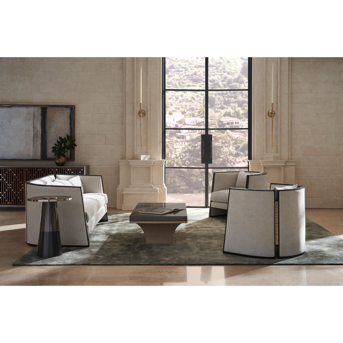 Caracole Upholstery Cut Away Sofa