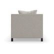 Caracole Upholstery Tuxedo Armless Chair