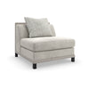 Caracole Upholstery Tuxedo Armless Chair