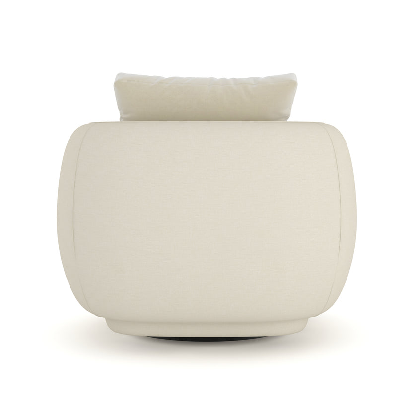 Caracole Upholstery Lumi Swivel Chair