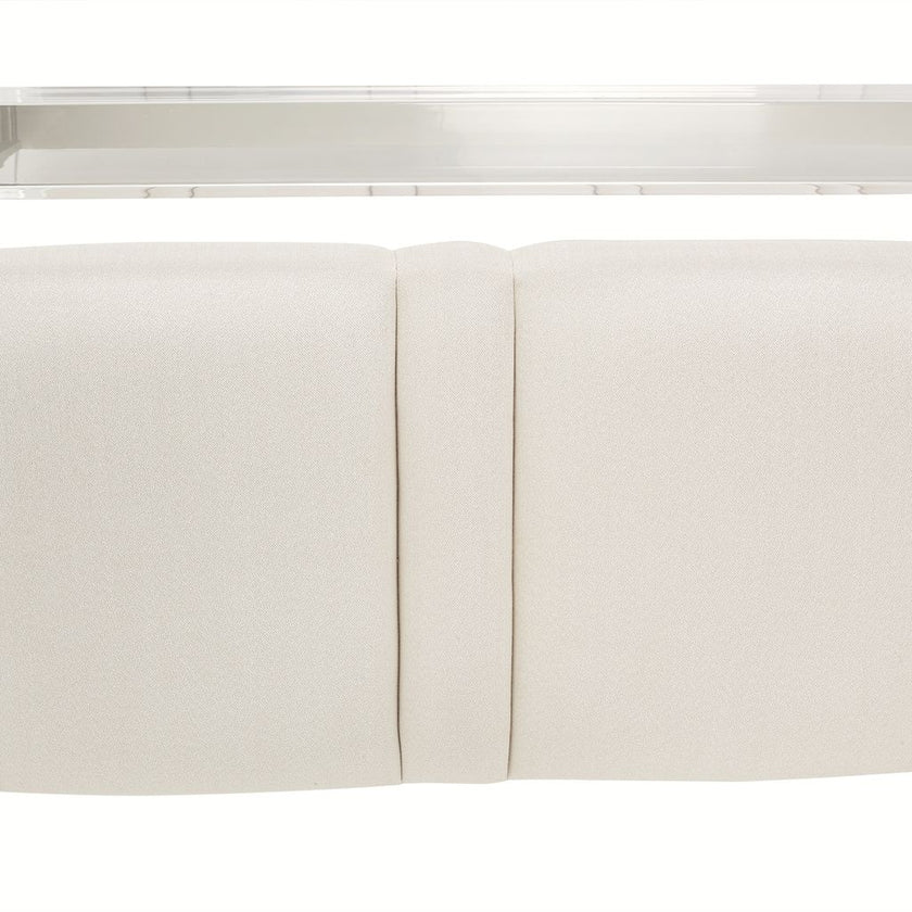 Michael Amini Penthouse Short Panel Bed - Ash Gray