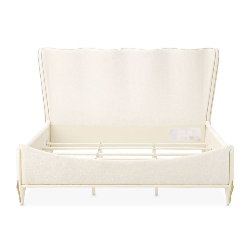 Michael Amini La Terrazza Panel Bed - Creamy Pearl