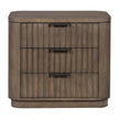 Vanguard Grandhaven Fluted Front Nightstand Three Drawers