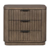 Vanguard Grandhaven Fluted Front Nightstand Three Drawers