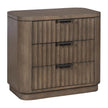 Vanguard Grandhaven Fluted Front Nightstand Three Drawers