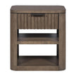 Vanguard Grandhaven Fluted Front Nightstand One Drawers