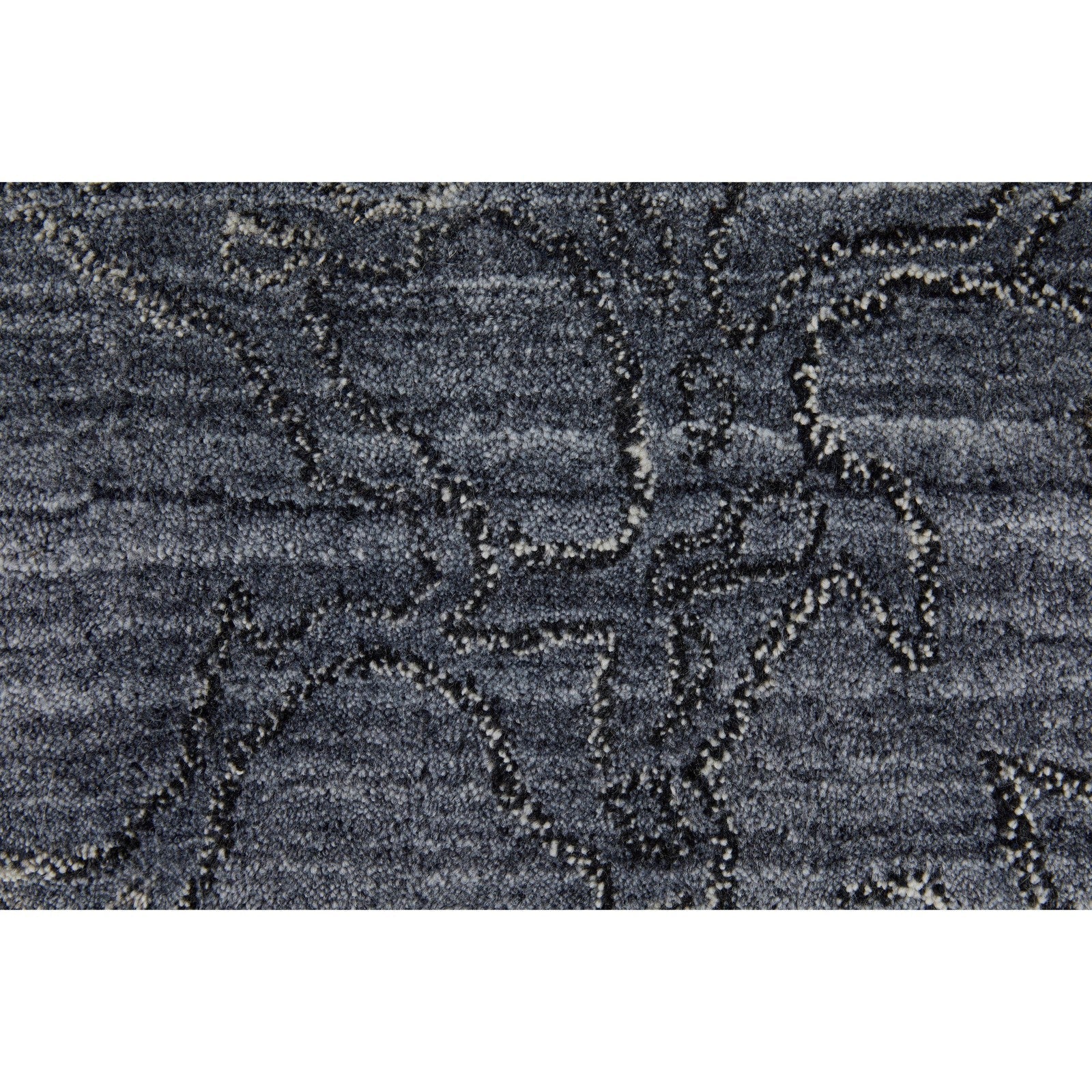 Feizy Whitton 8892F Modern Abstract Rug in Gray/Blue