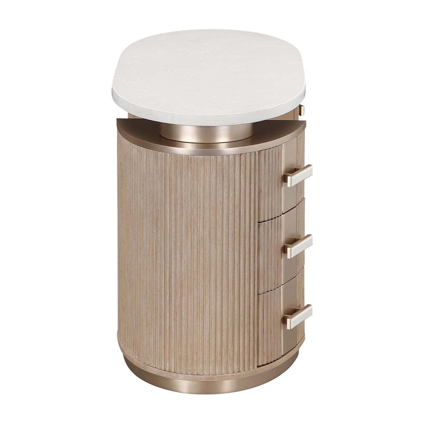 Michael Amini West Kensington Vanity - Sea Salt Caramel