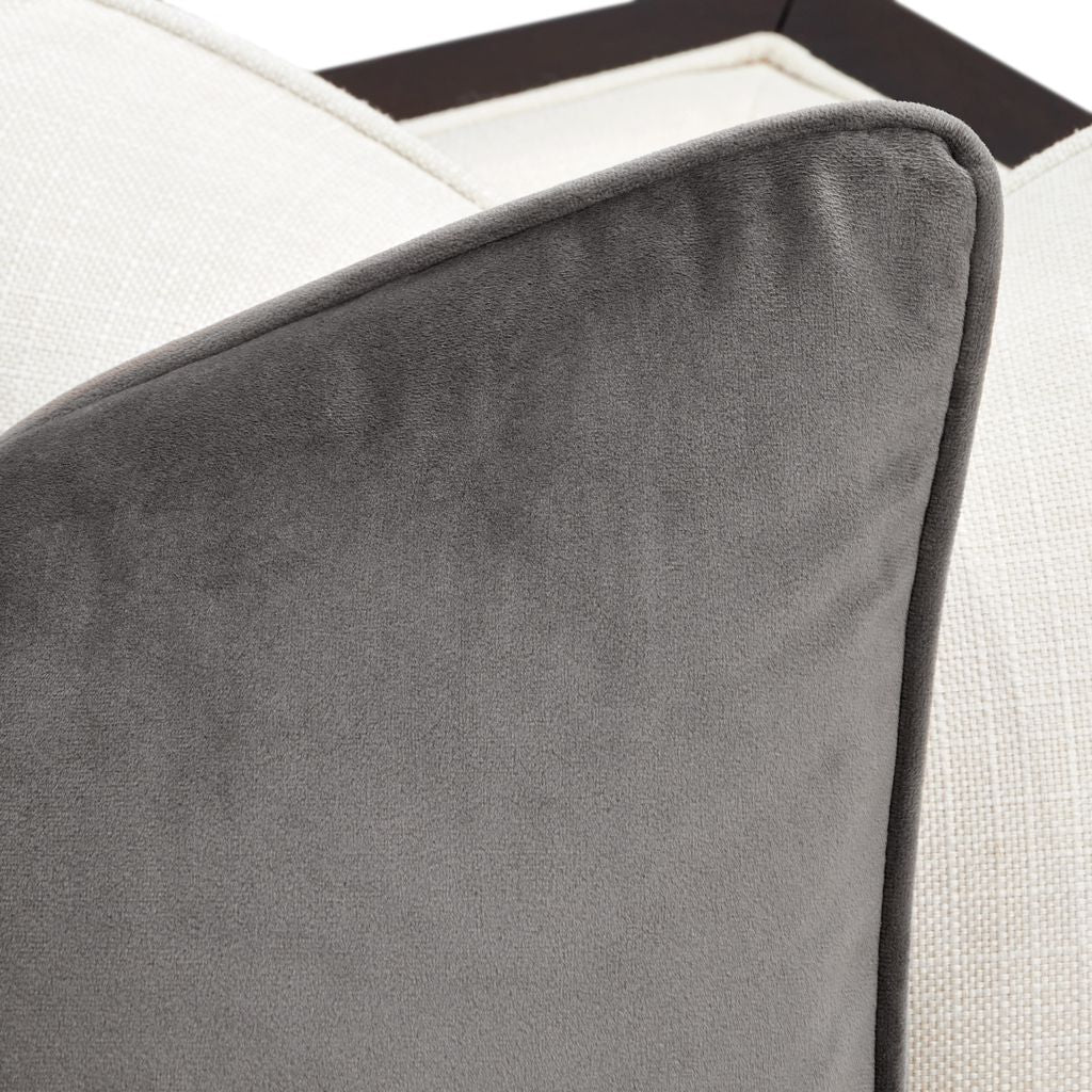 Michael Amini Belmont Place Sofa - Cream/Espresso
