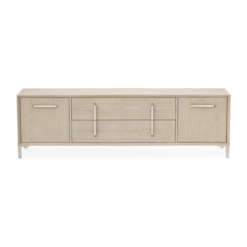 Michael Amini Lotus Bay TV Console - Sand
