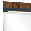 Michael Amini Kayner Dresser Mirror with LED Lights - Charcoal