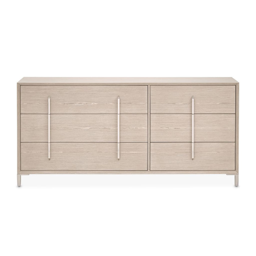 Michael Amini Lotus Bay Large Dresser - Sand