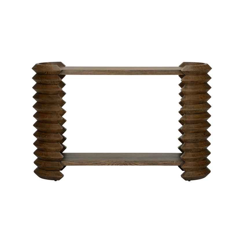 Wildwood Stax Oak Veneer Console