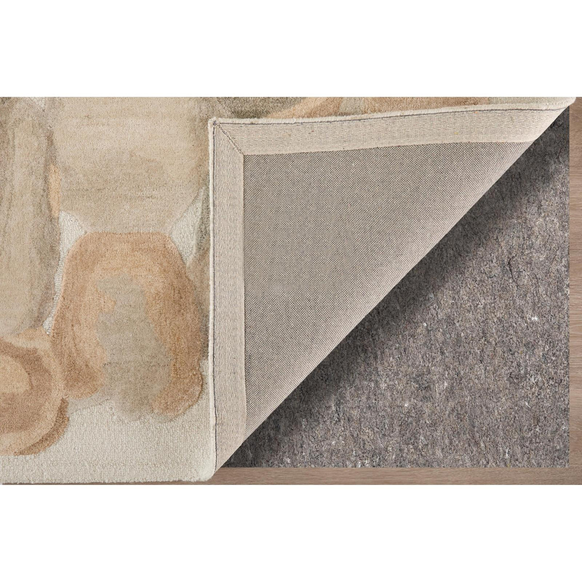 Feizy Kendall 8A61F Modern Abstract Rug in Tan/Gray/Ivory