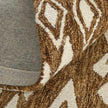 Feizy Wallace 8A43F Transitional Medallion Rug in Brown/White