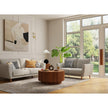Feizy Cadiz 39T0F Traditional Medallion Rug in Ivory/Gray/Gold