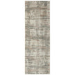 Feizy Eden 39QWF Modern Abstract Rug in Ivory/Gray/Green
