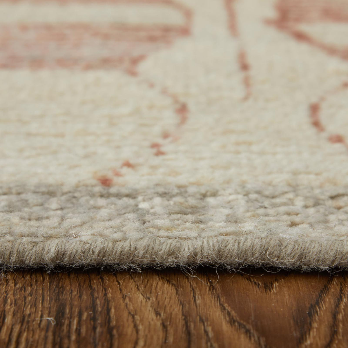 Feizy Kasbah 69G3F Transitional Diamond Rug in Tan/Gray/Red
