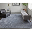 Feizy Whitton 8892F Modern Abstract Rug in Gray/Blue