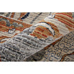 Feizy Melrose 39P2F Transitional Ikat Rug in Ivory/Red/Gray