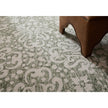 Feizy Belfort 8A28F Traditional Floral & Botanical Rug in Ivory/Green