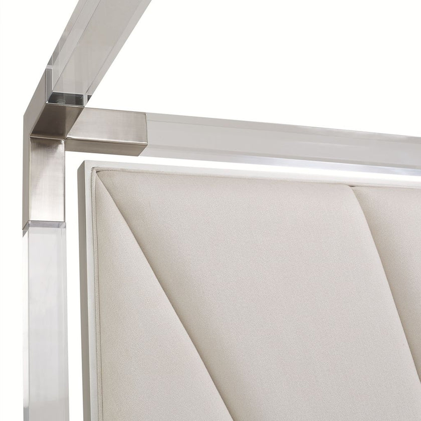 Michael Amini Penthouse Bed - Ash Gray
