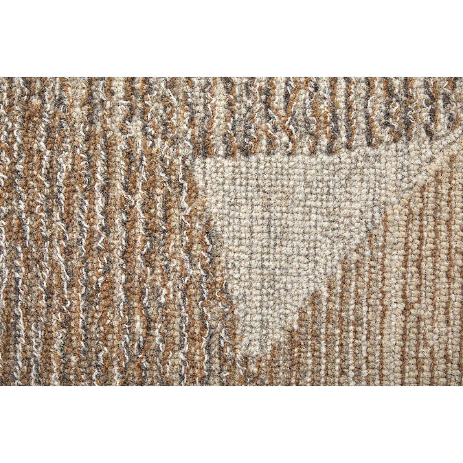 Feizy Pollock 8951F Modern Watercolor in Brown/Tan/Ivory