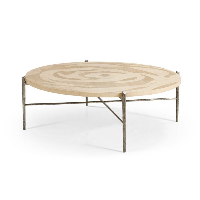 Jonathan Charles Tidepool Round Cocktail Table