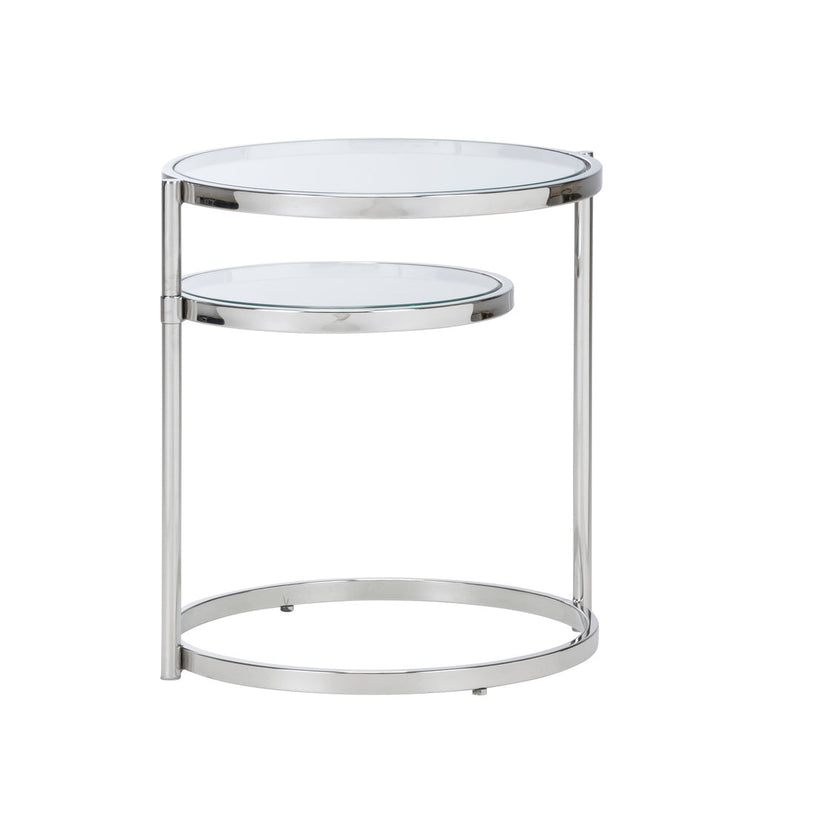 Wildwood Nickel Shelfie Side Table