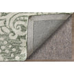 Feizy Belfort 8A28F Traditional Floral & Botanical Rug in Ivory/Green